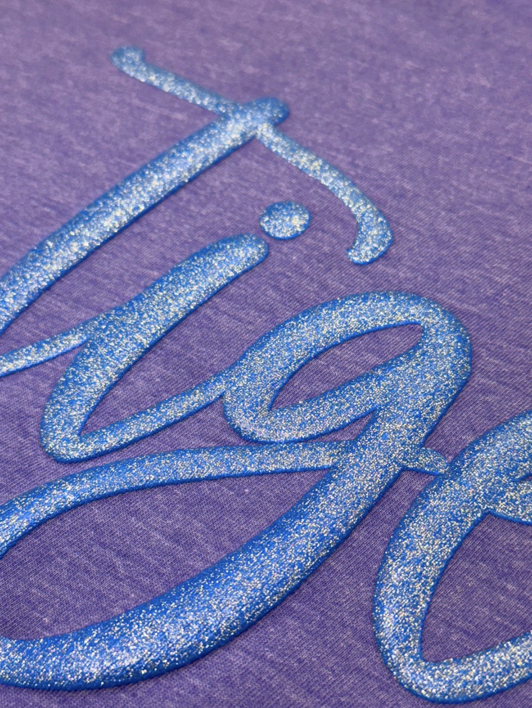 Puff transfer close-up